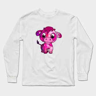Jack, the Pink Cow Long Sleeve T-Shirt